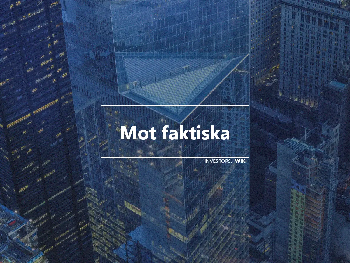 Mot faktiska