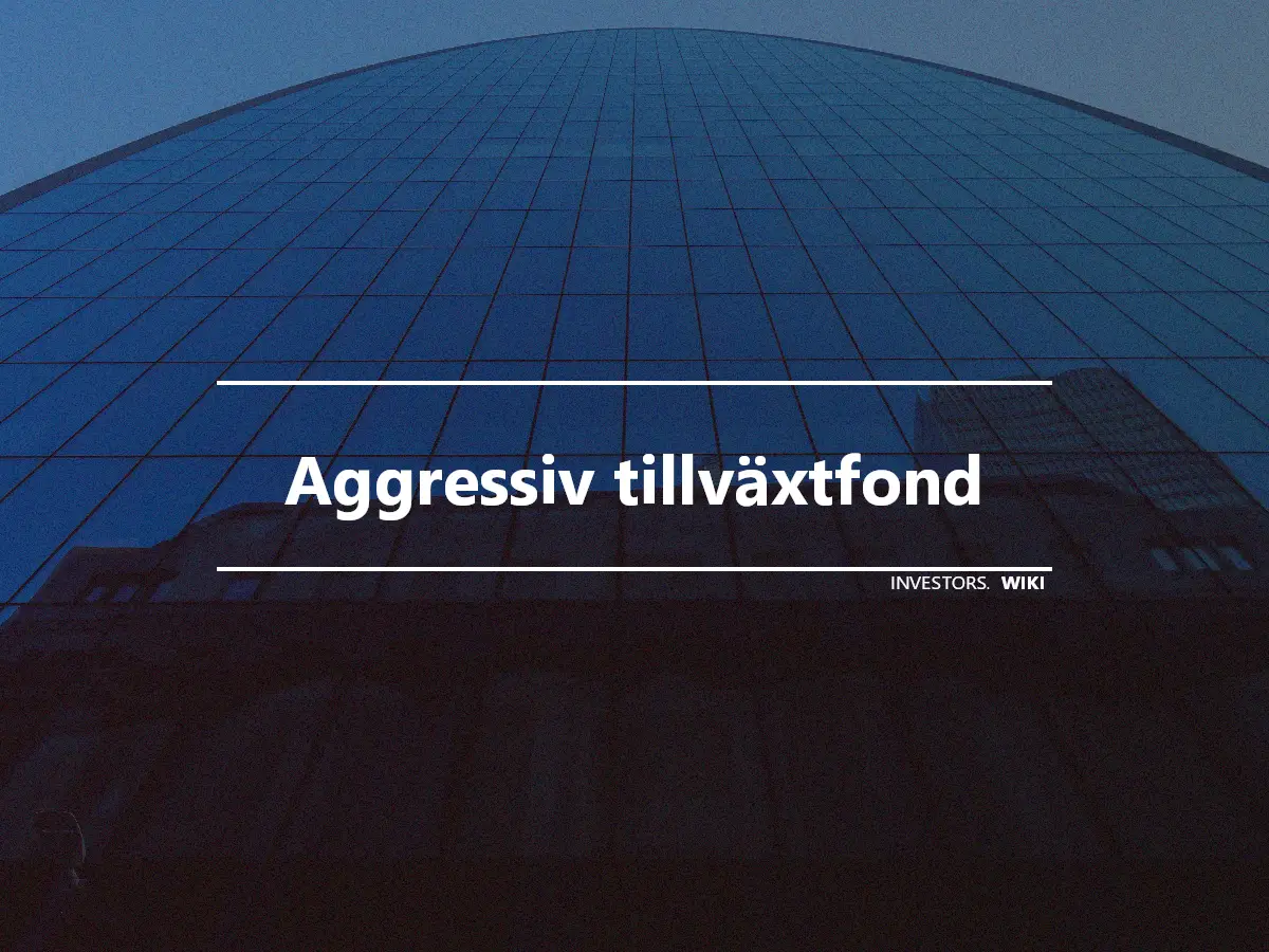 Aggressiv tillväxtfond