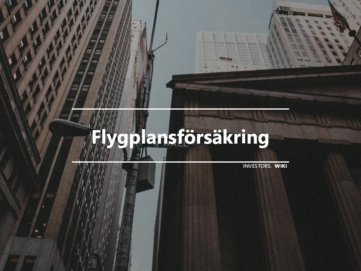 Flygplansförsäkring