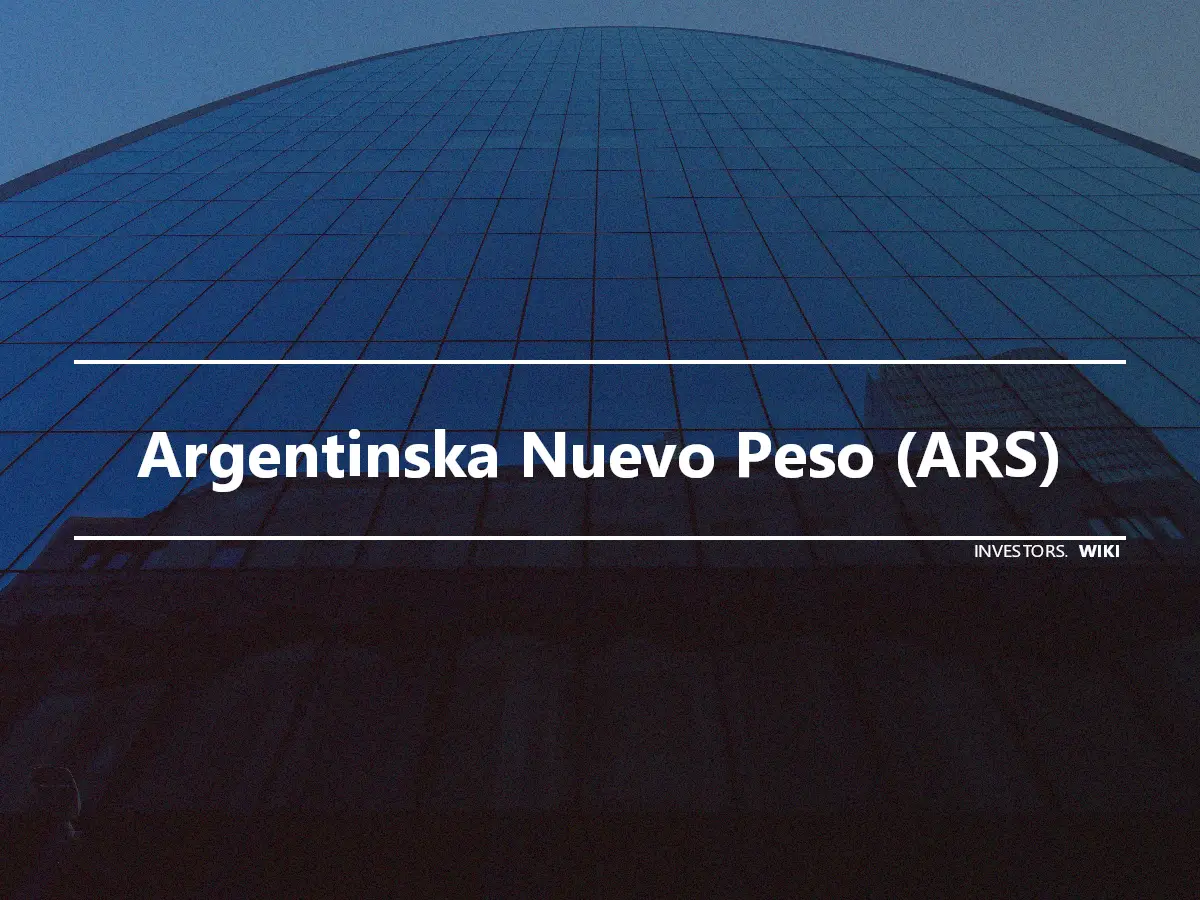 Argentinska Nuevo Peso (ARS)