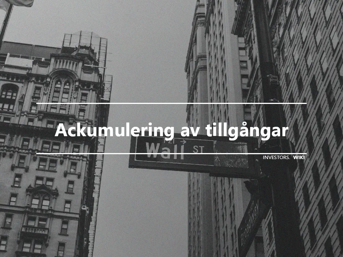 Ackumulering av tillgångar