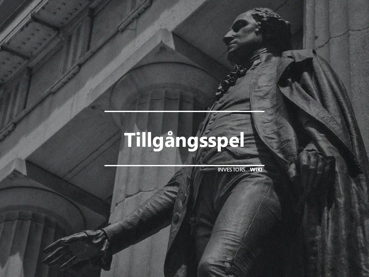 Tillgångsspel