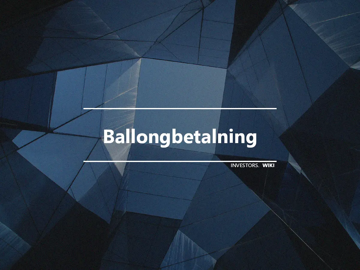 Ballongbetalning