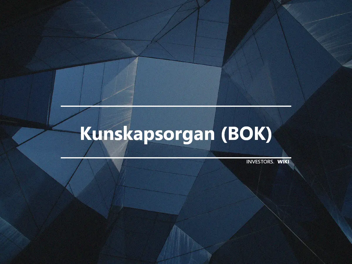 Kunskapsorgan (BOK)