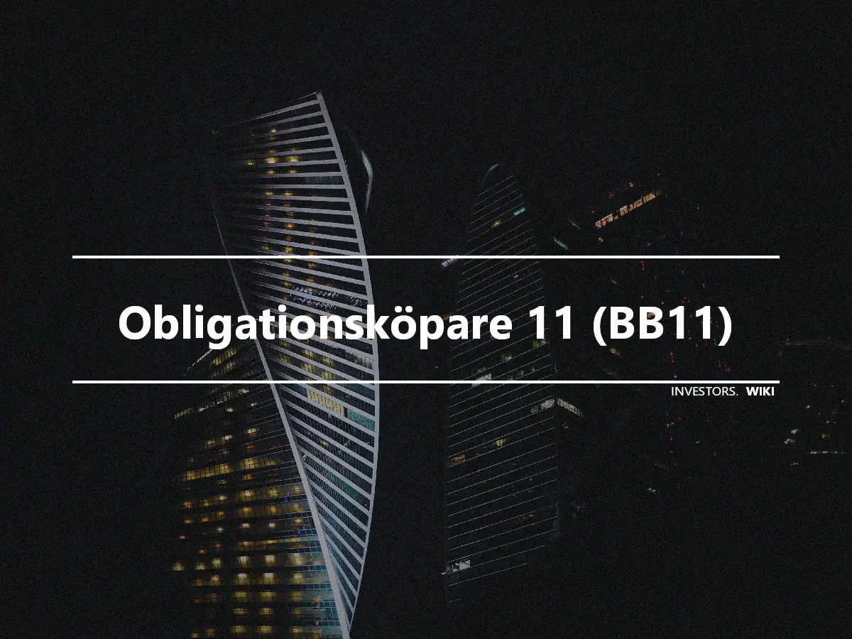 Obligationsköpare 11 (BB11)