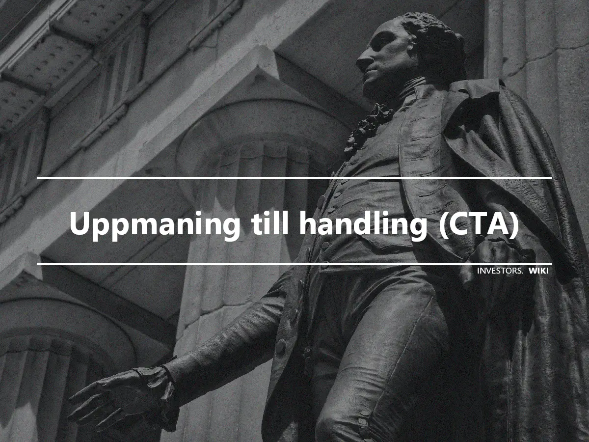 Uppmaning till handling (CTA)