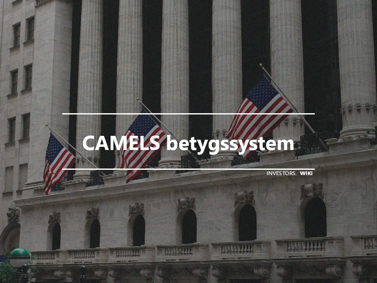 CAMELS betygssystem