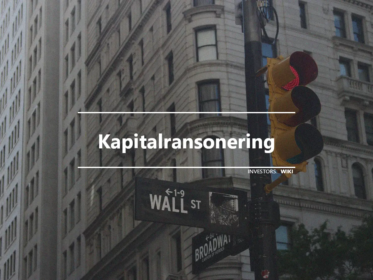 Kapitalransonering