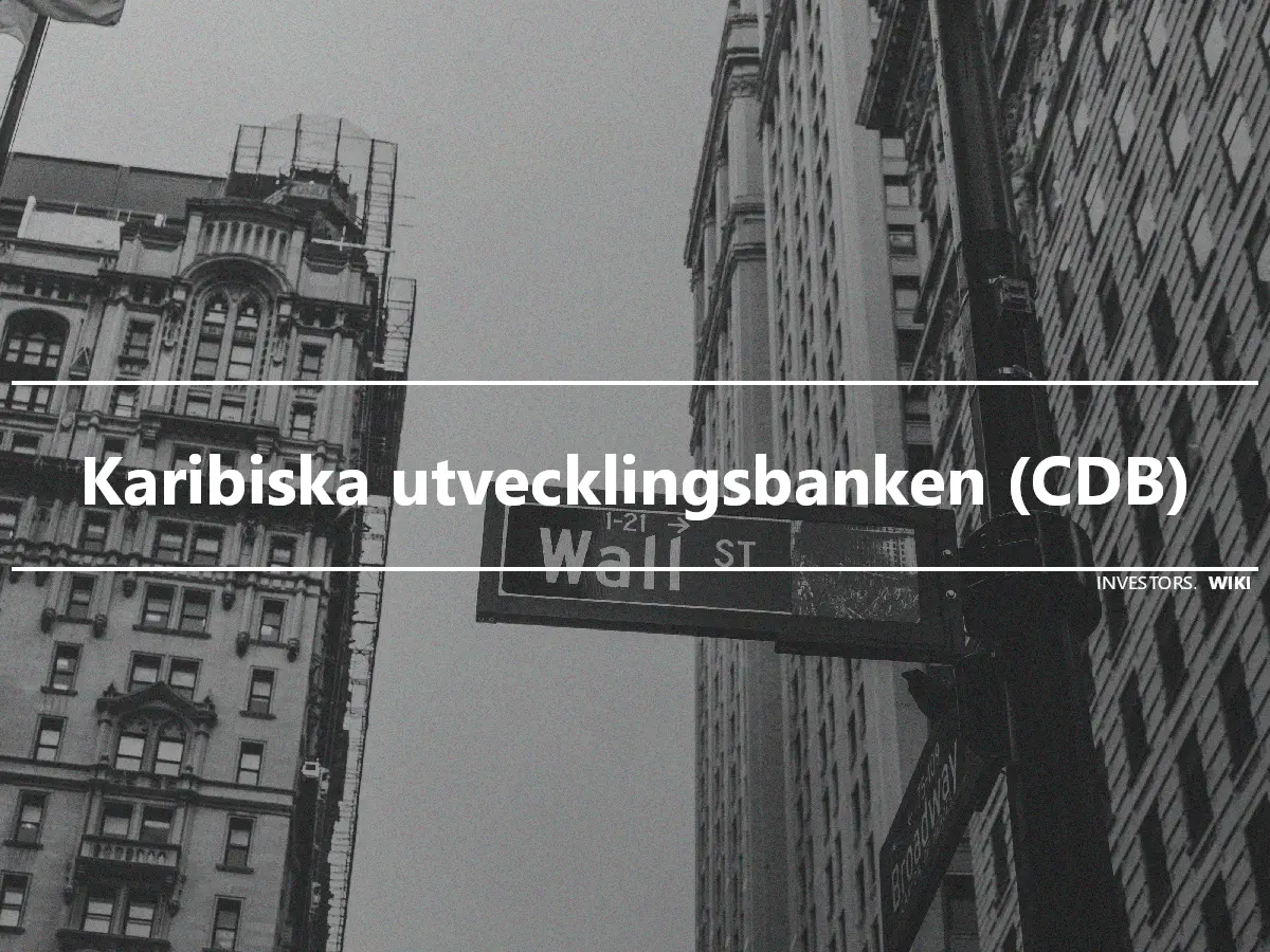 Karibiska utvecklingsbanken (CDB)