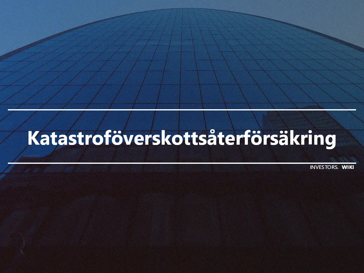 Katastroföverskottsåterförsäkring