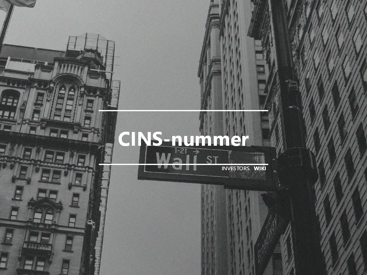 CINS-nummer