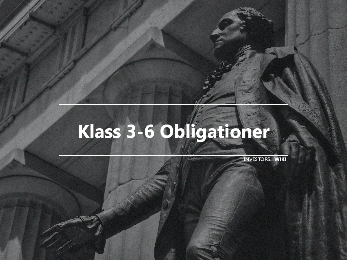 Klass 3-6 Obligationer