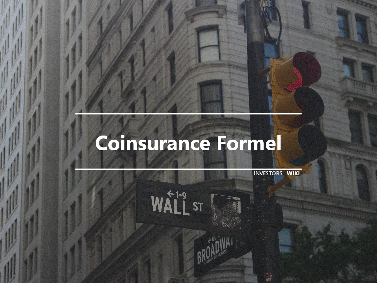 Coinsurance Formel
