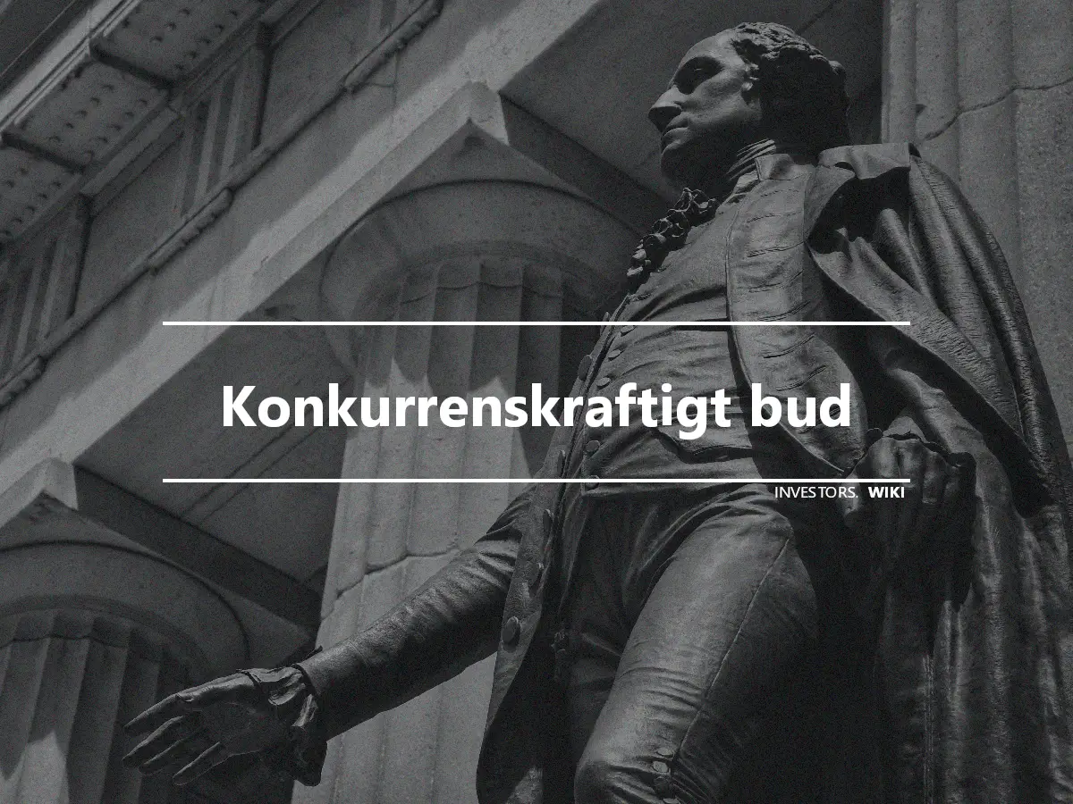 Konkurrenskraftigt bud