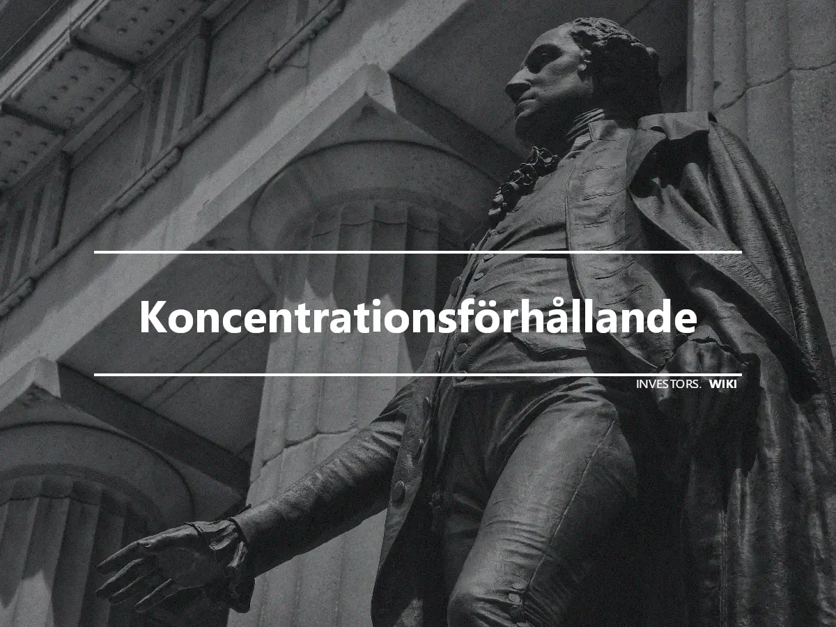 Koncentrationsförhållande