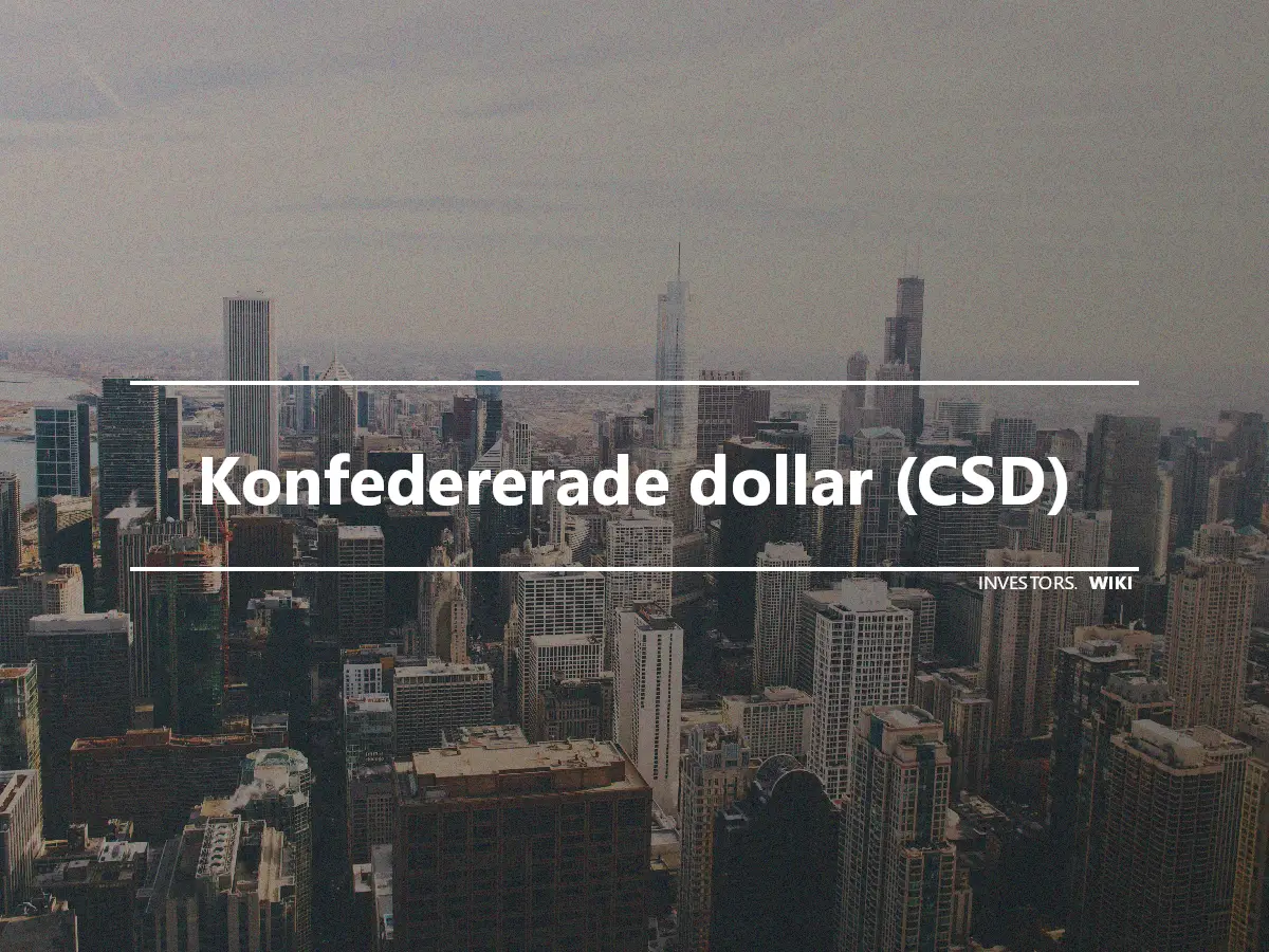 Konfedererade dollar (CSD)