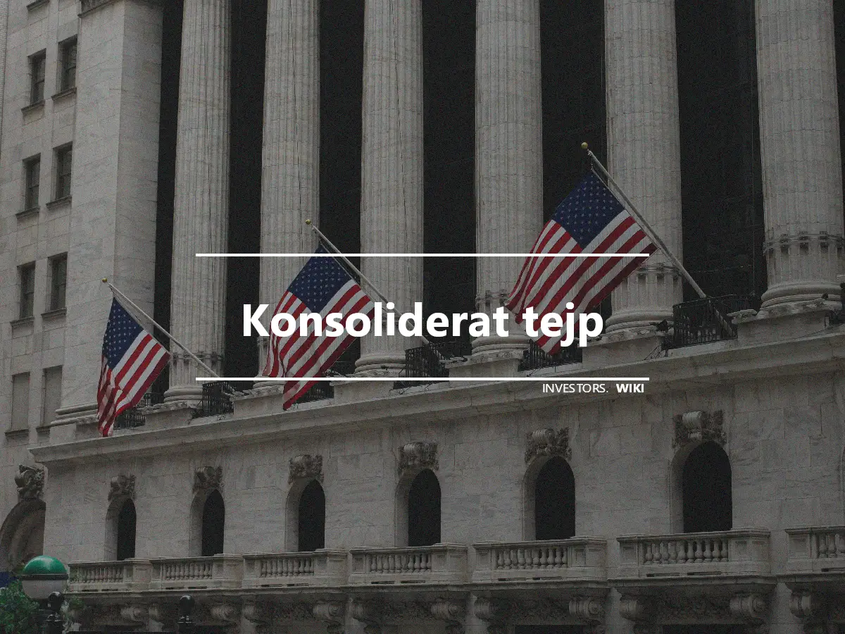 Konsoliderat tejp