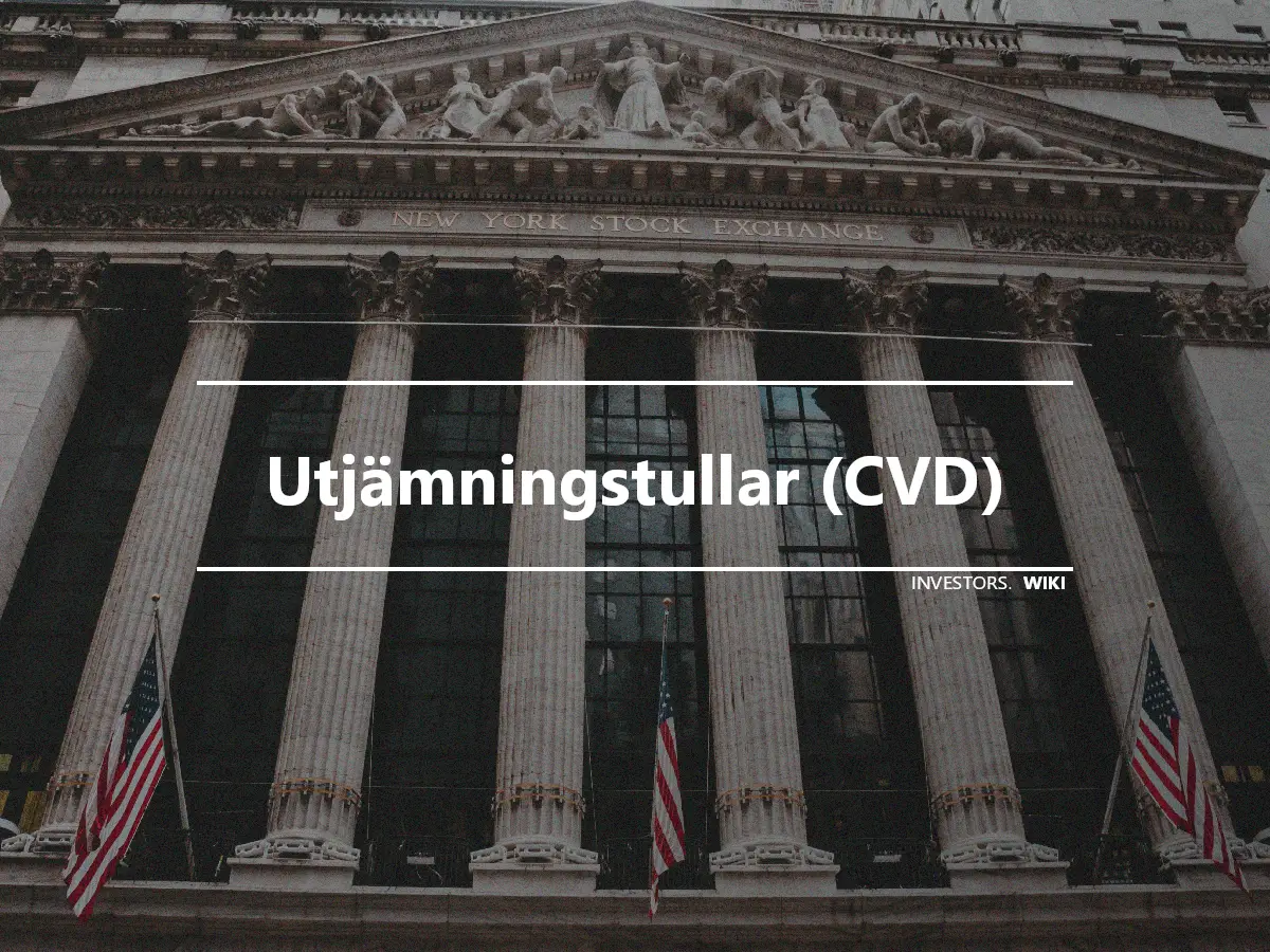 Utjämningstullar (CVD)