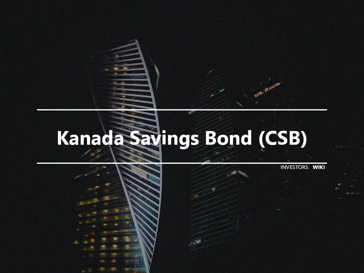 Kanada Savings Bond (CSB)