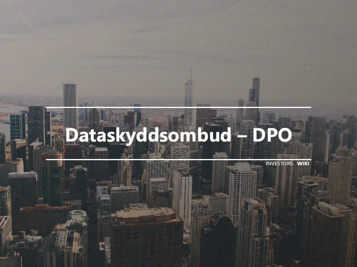 Dataskyddsombud – DPO
