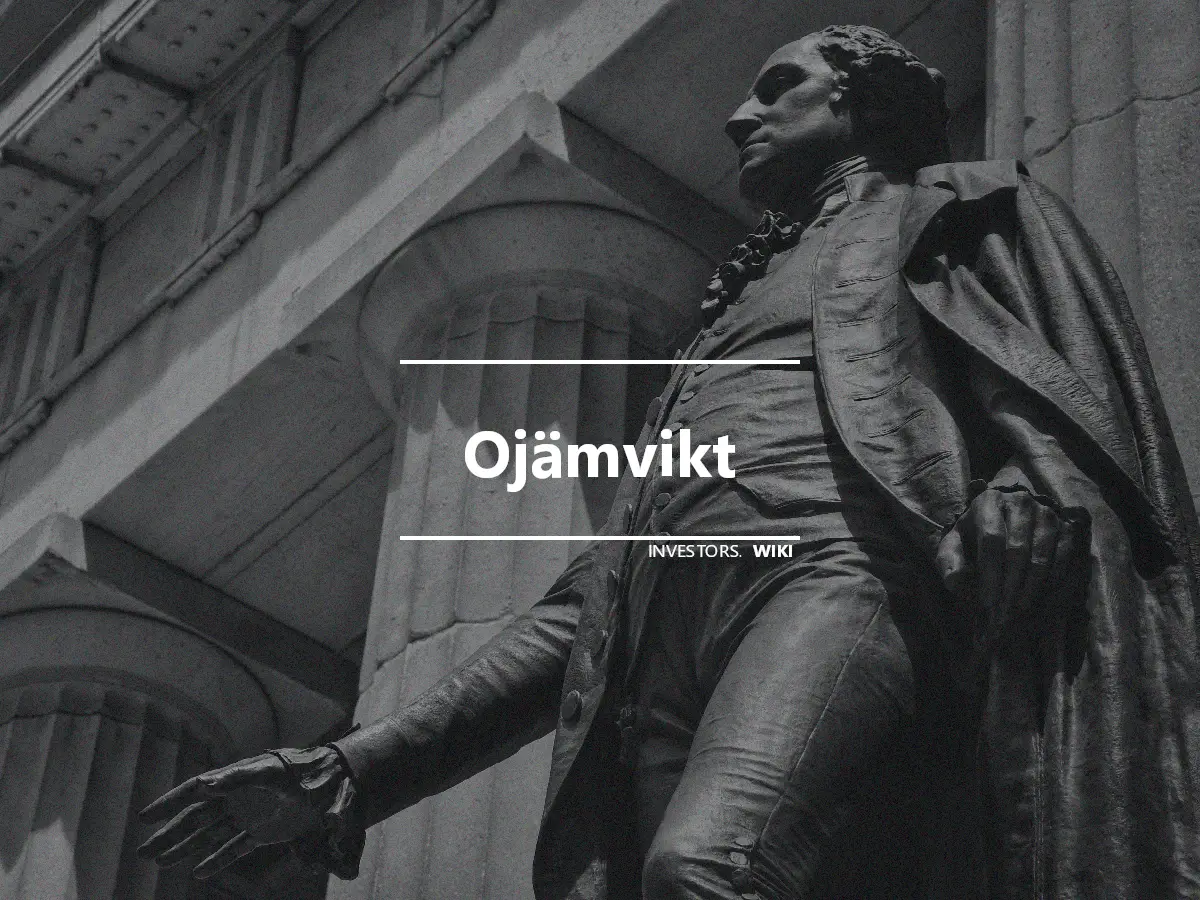 Ojämvikt