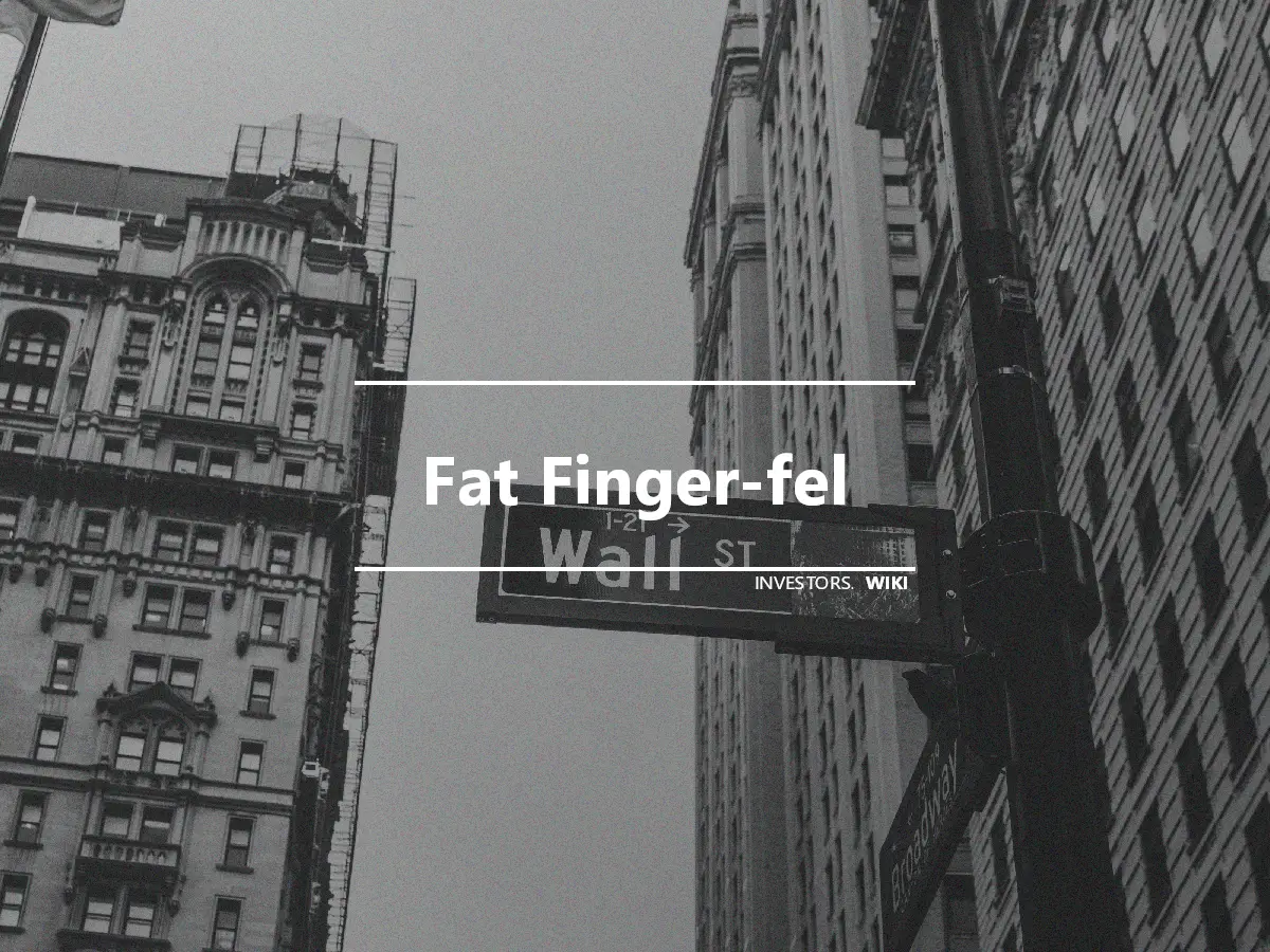 Fat Finger-fel