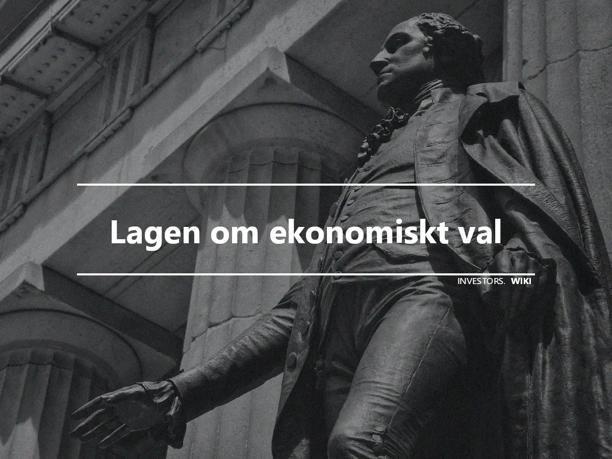 Lagen om ekonomiskt val