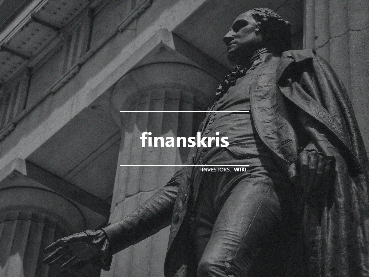 finanskris