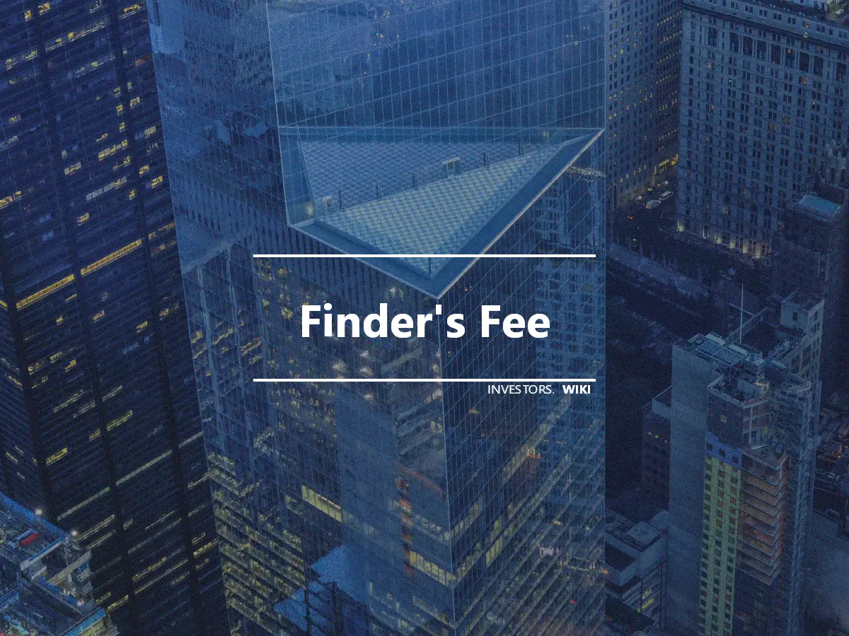 Finder's Fee