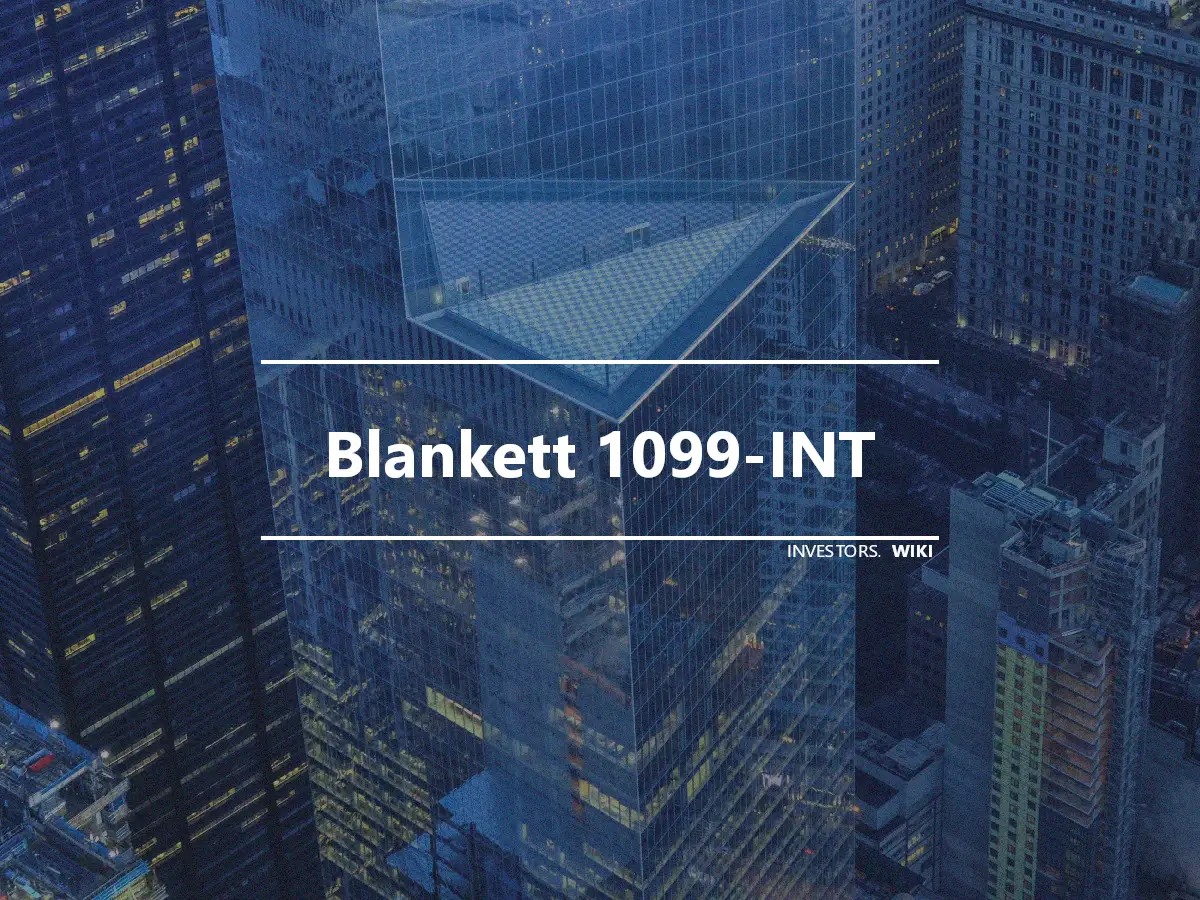 Blankett 1099-INT