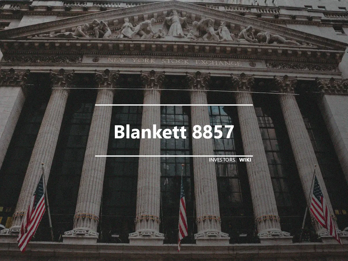 Blankett 8857