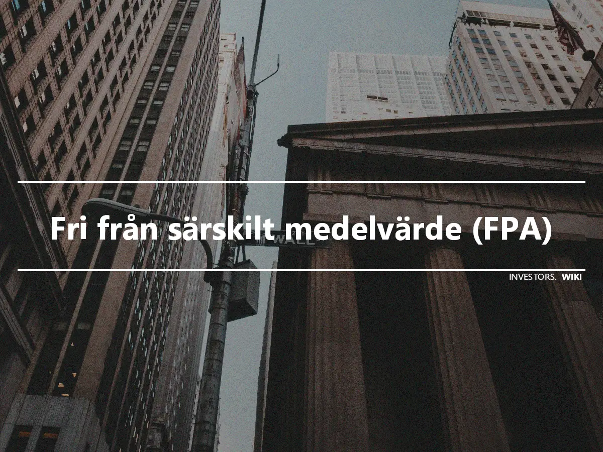 Fri från särskilt medelvärde (FPA)