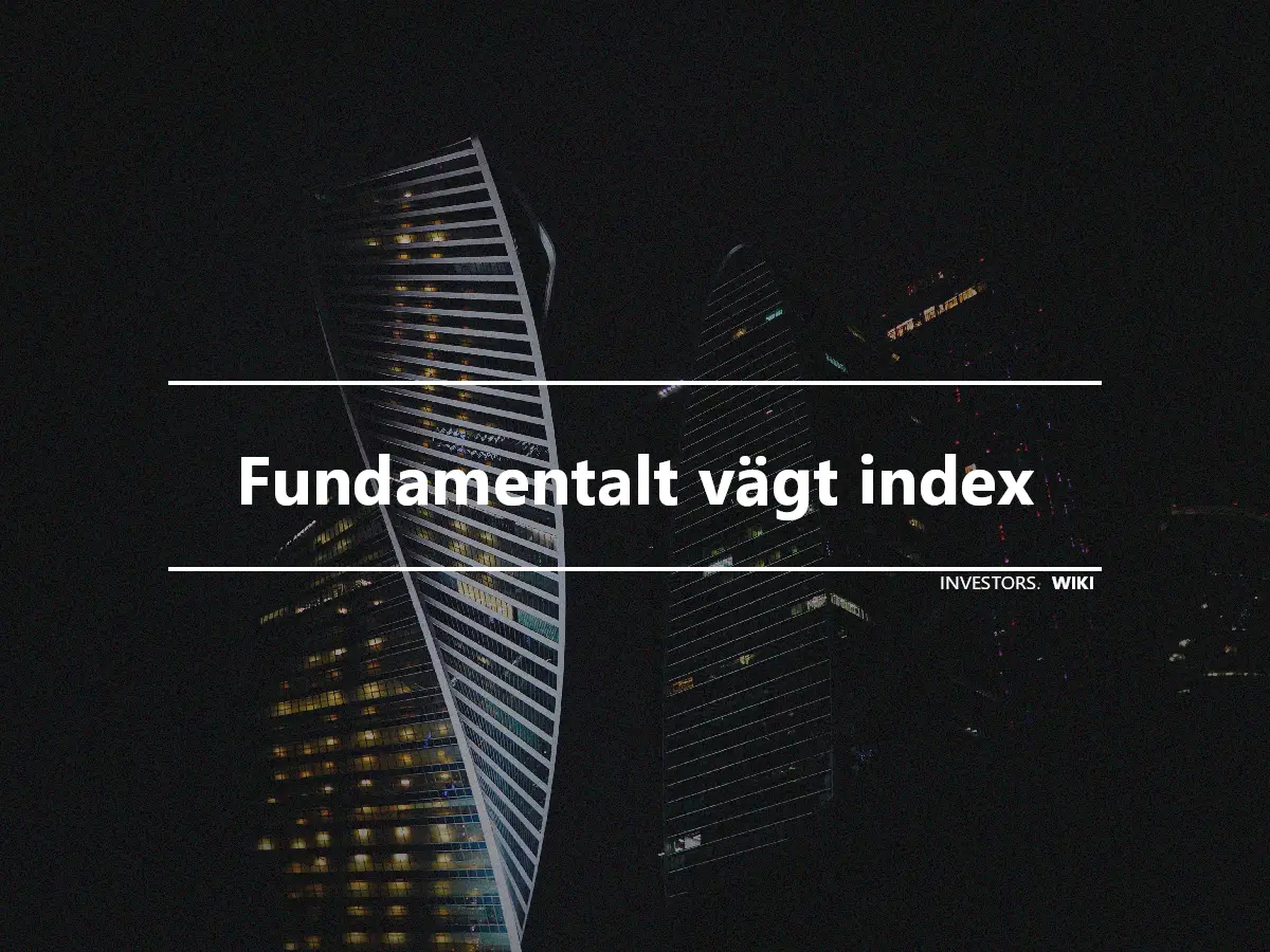 Fundamentalt vägt index