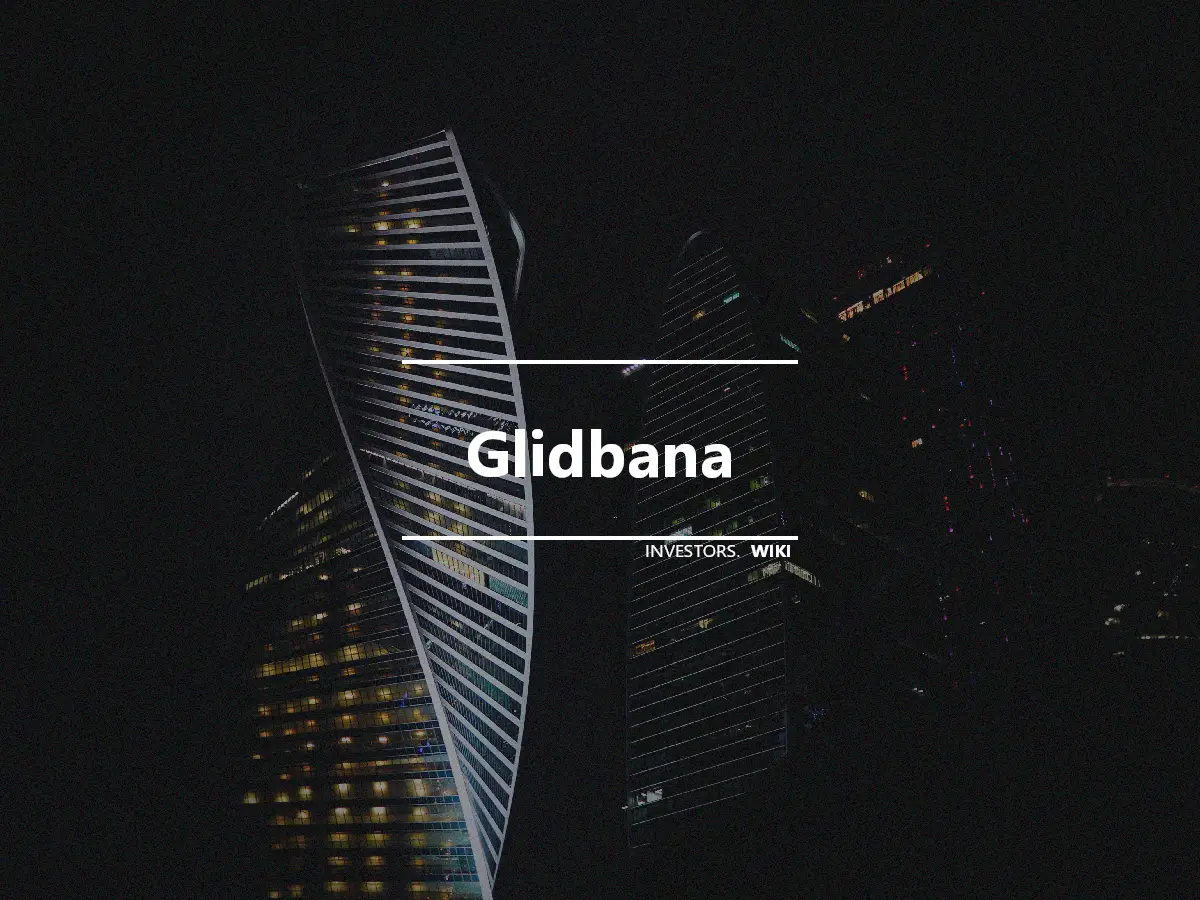 Glidbana