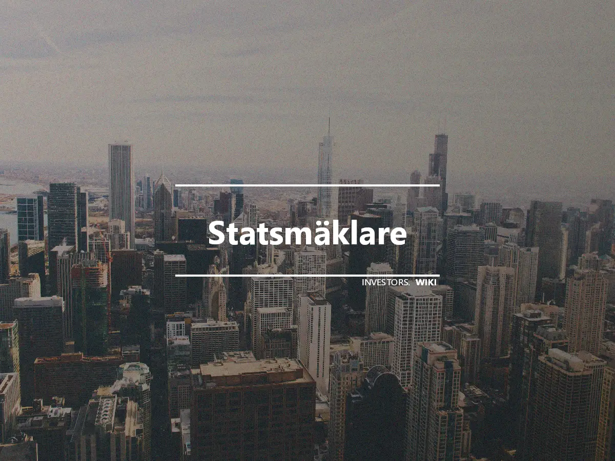 Statsmäklare