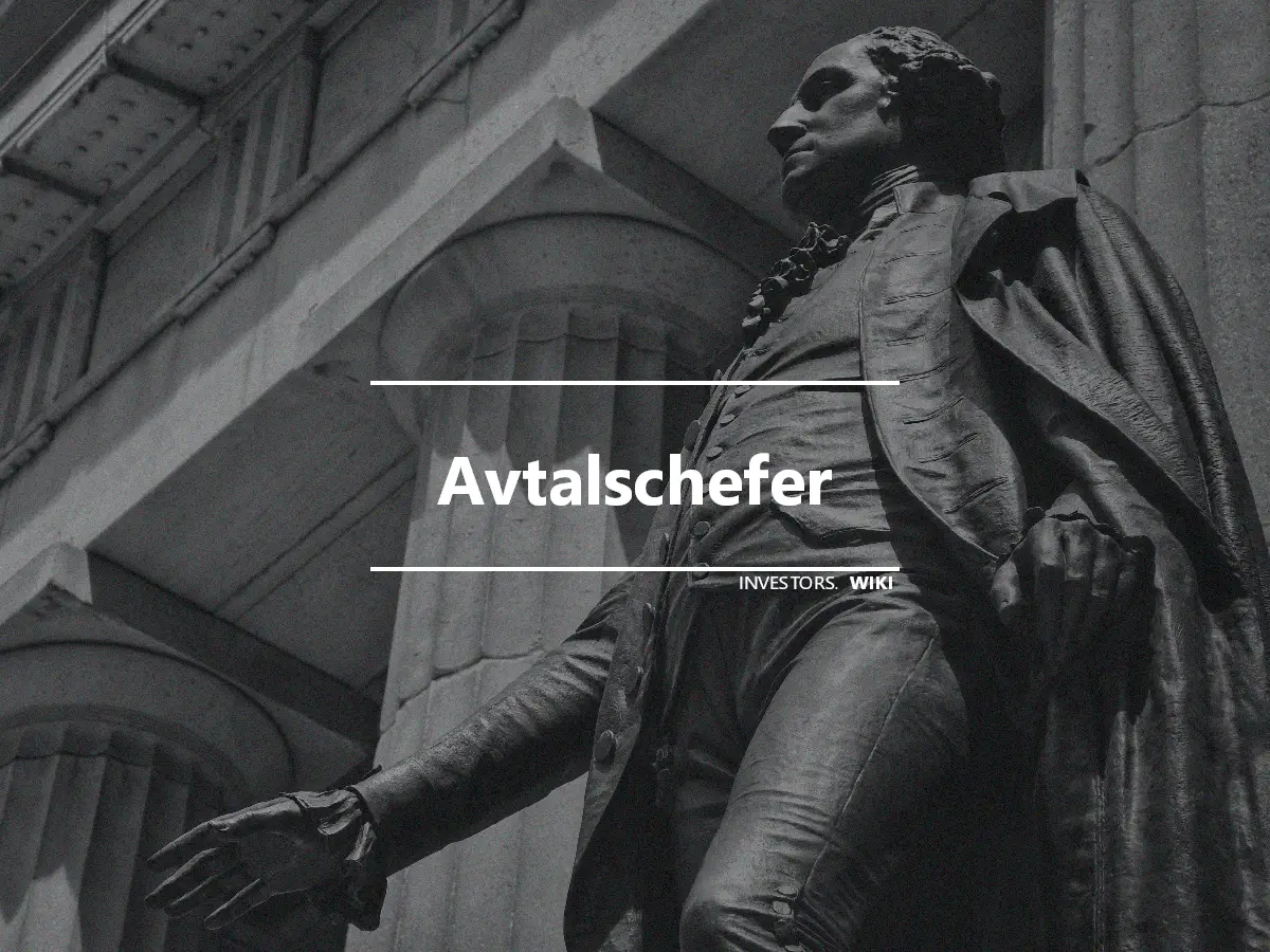 Avtalschefer