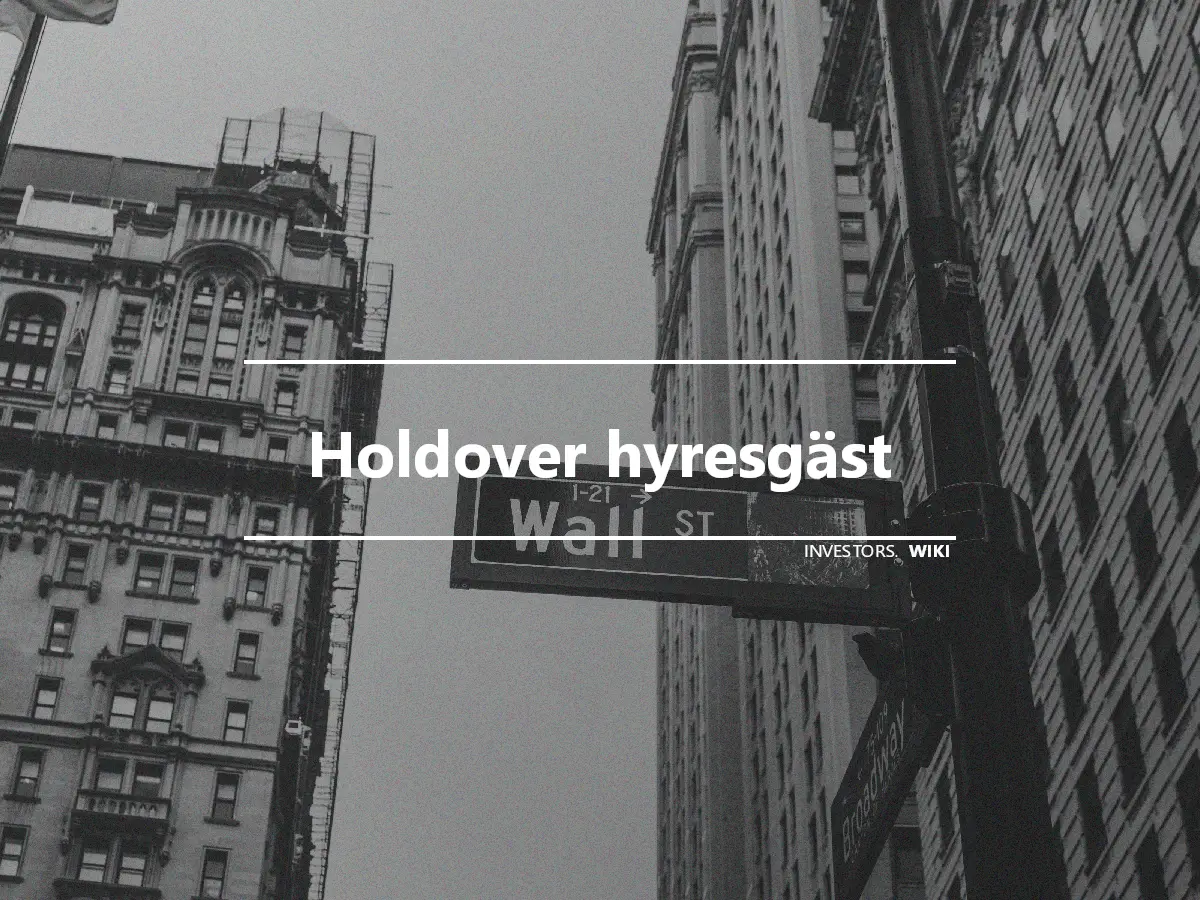 Holdover hyresgäst