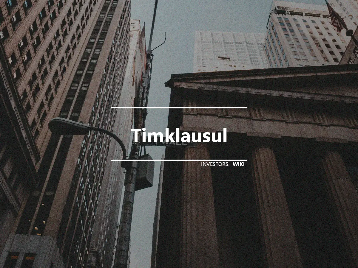 Timklausul