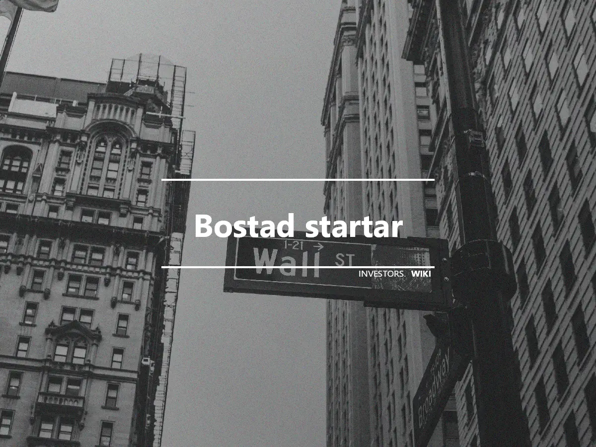 Bostad startar