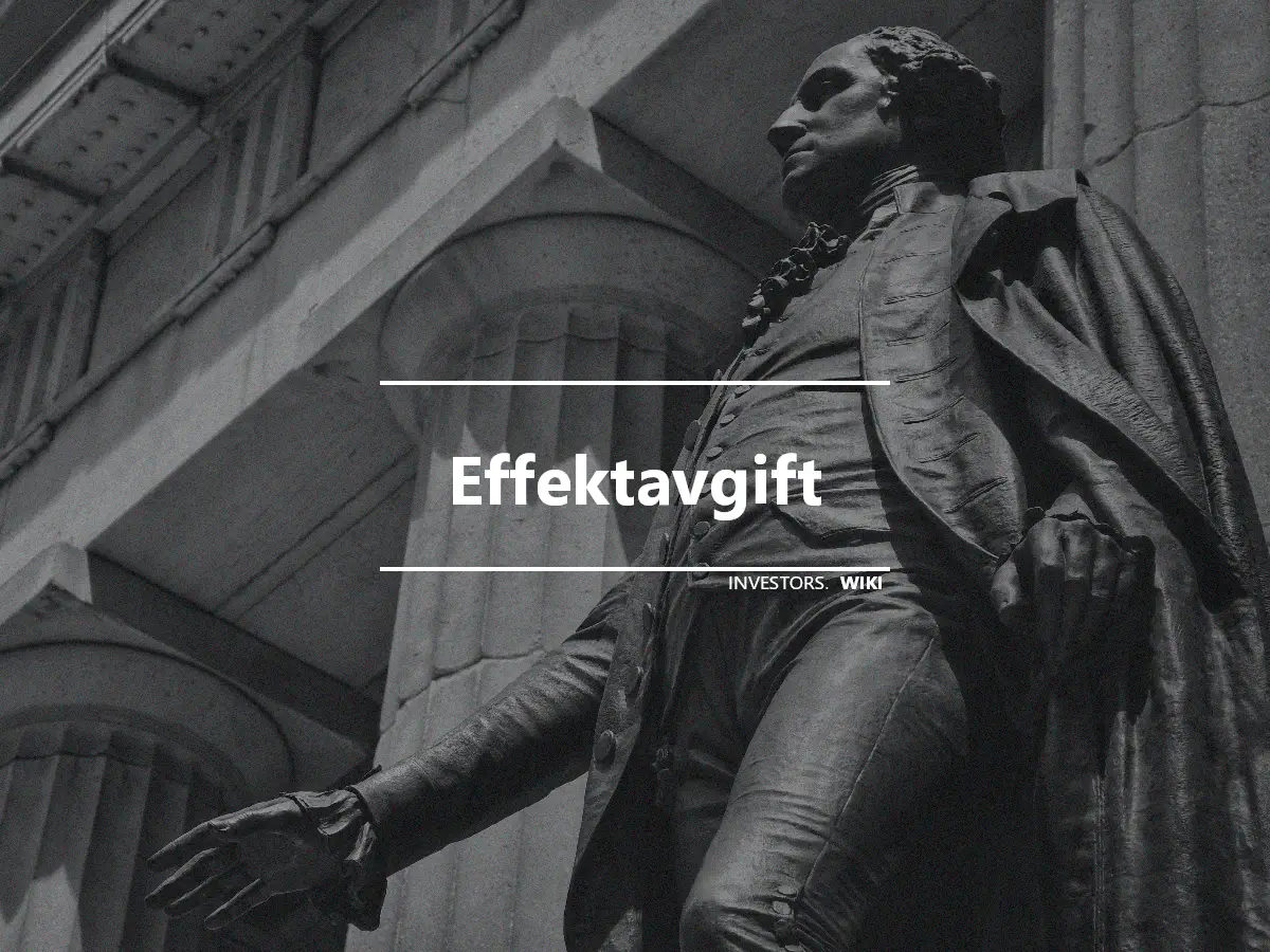 Effektavgift