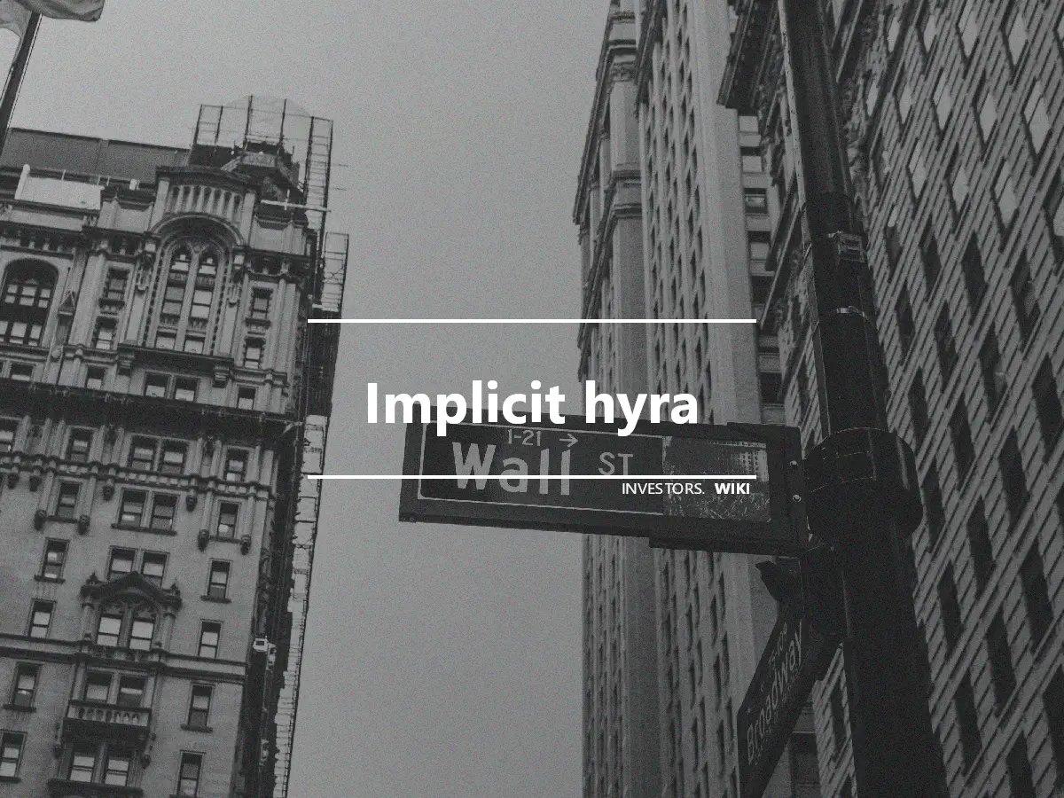 Implicit hyra