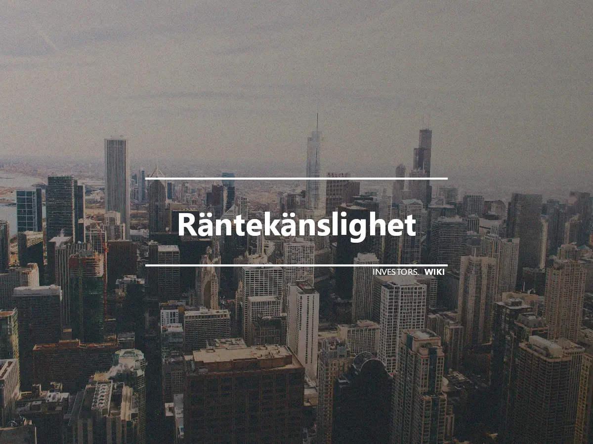 Räntekänslighet