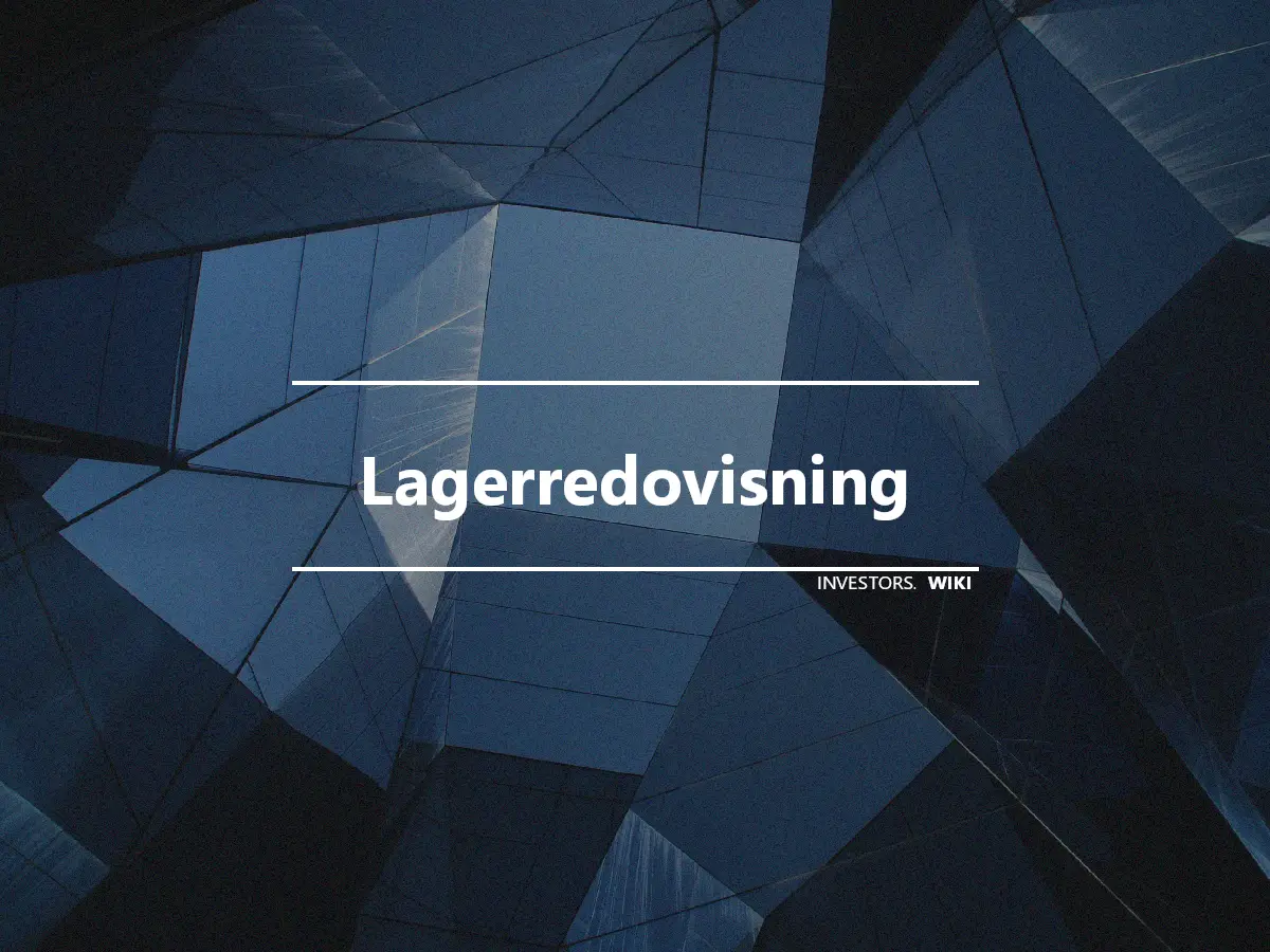 Lagerredovisning