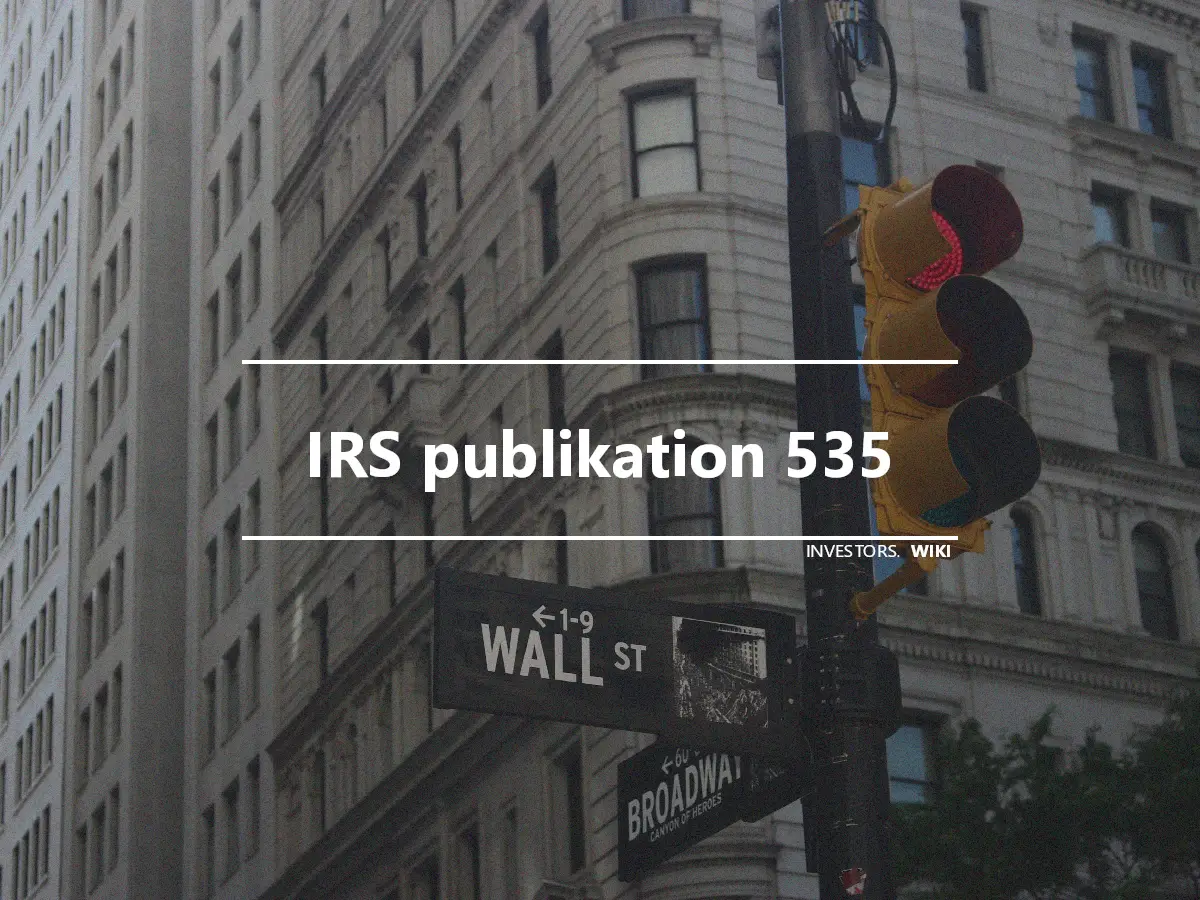 IRS publikation 535