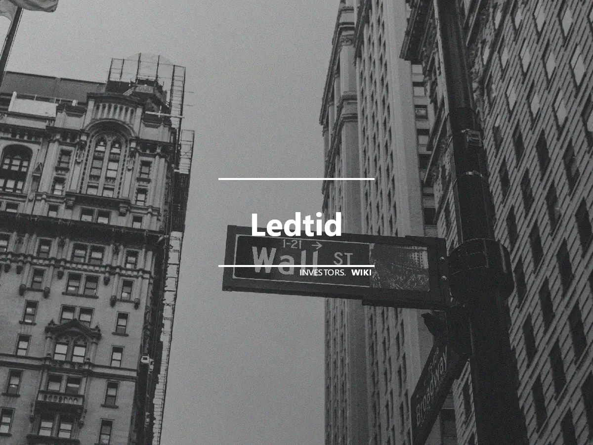 Ledtid