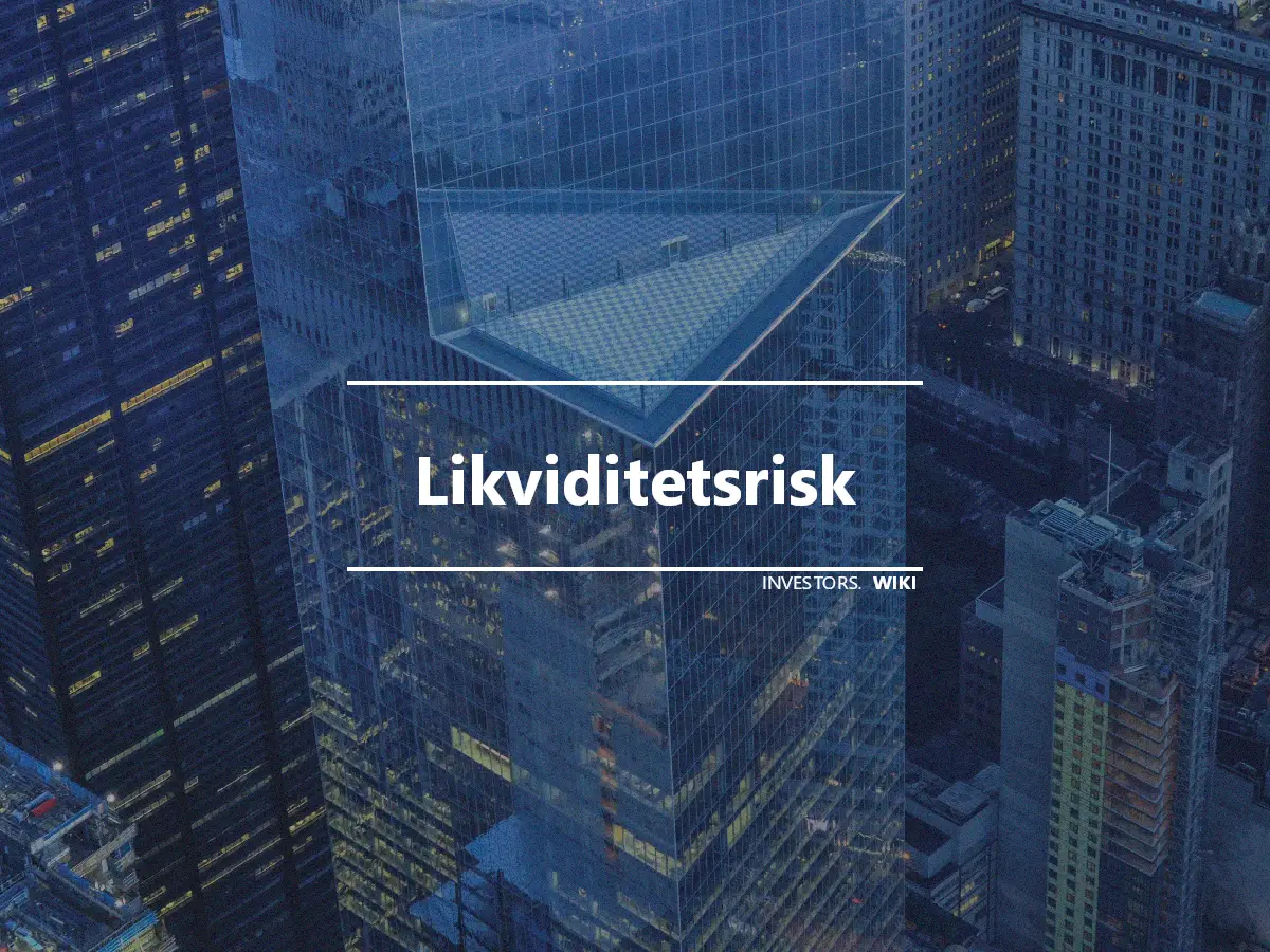 Likviditetsrisk