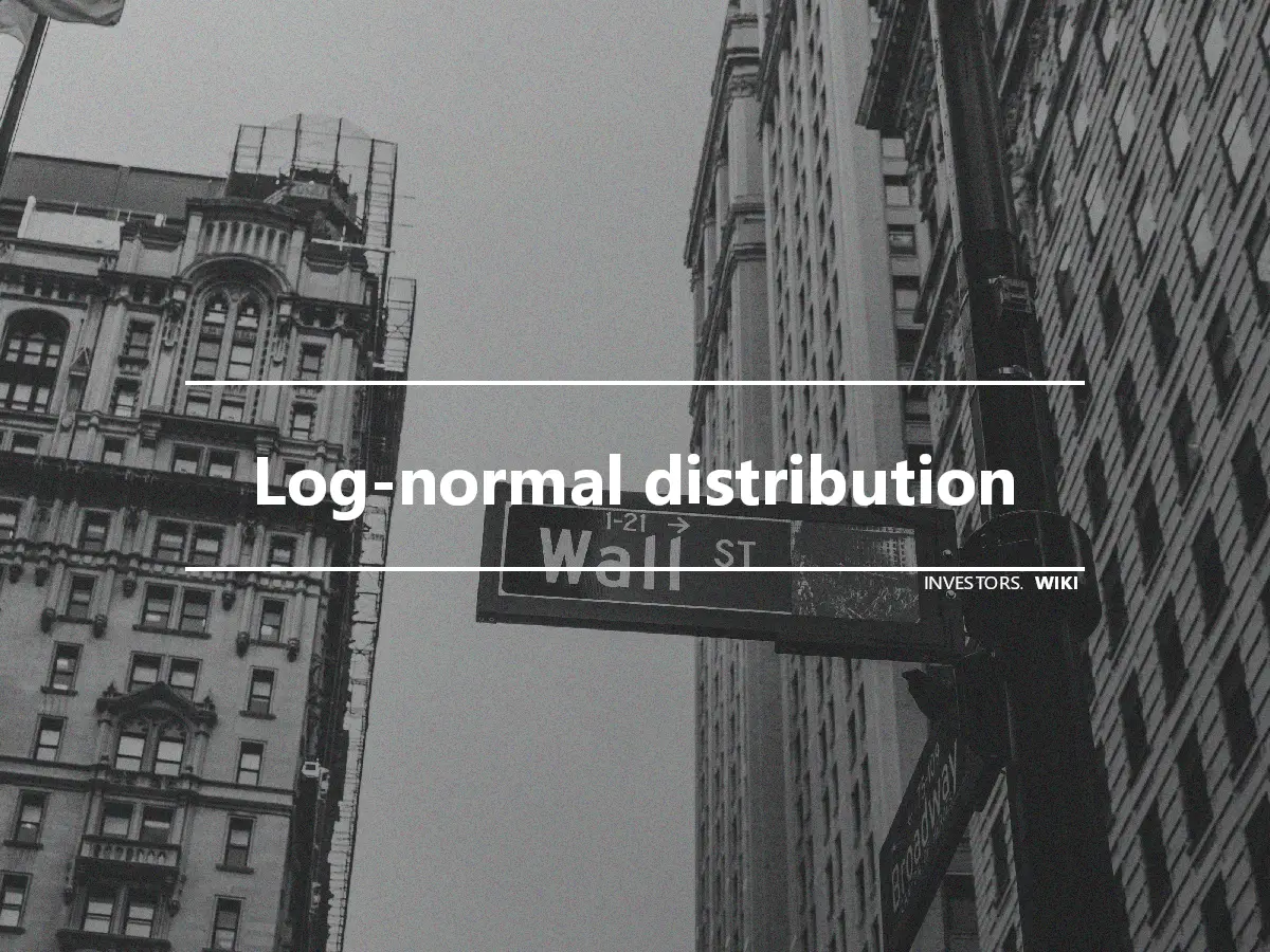 Log-normal distribution