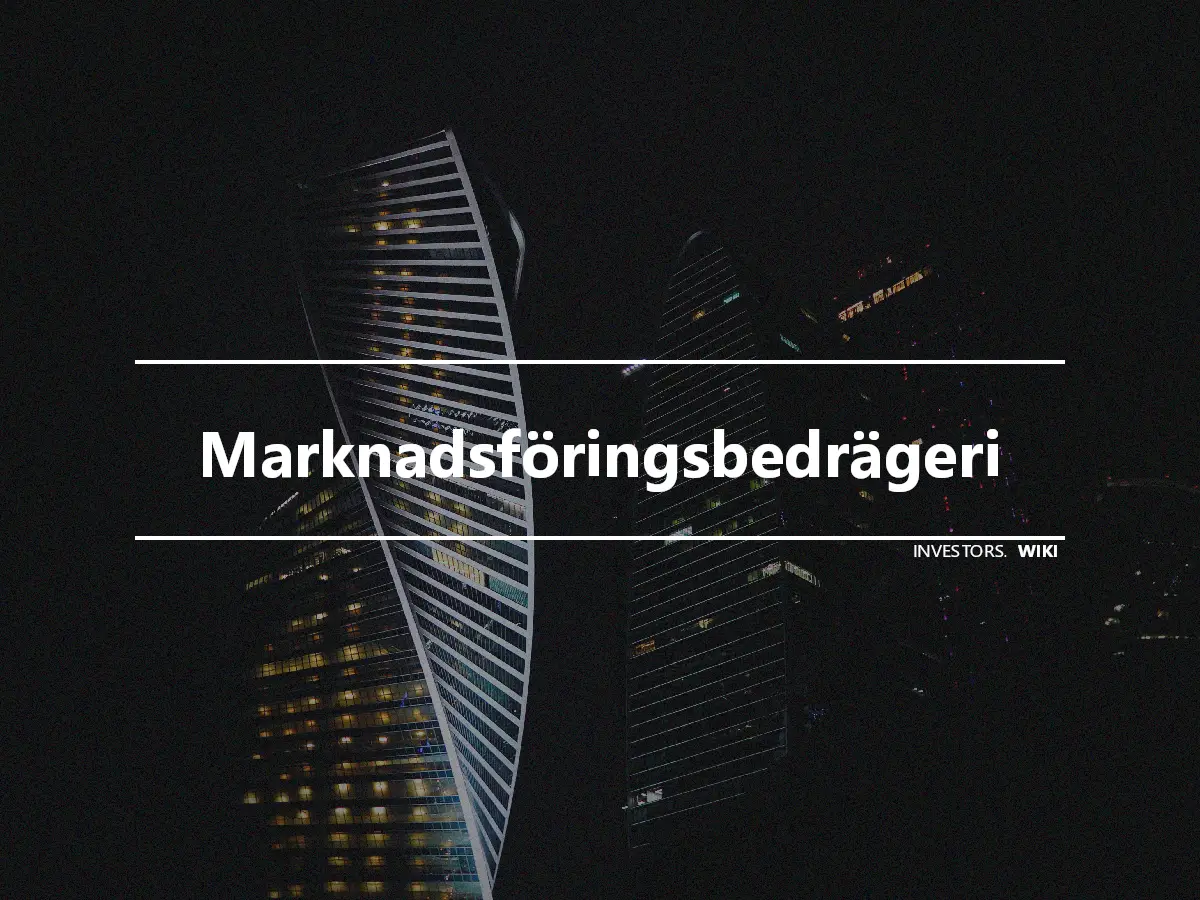 Marknadsföringsbedrägeri