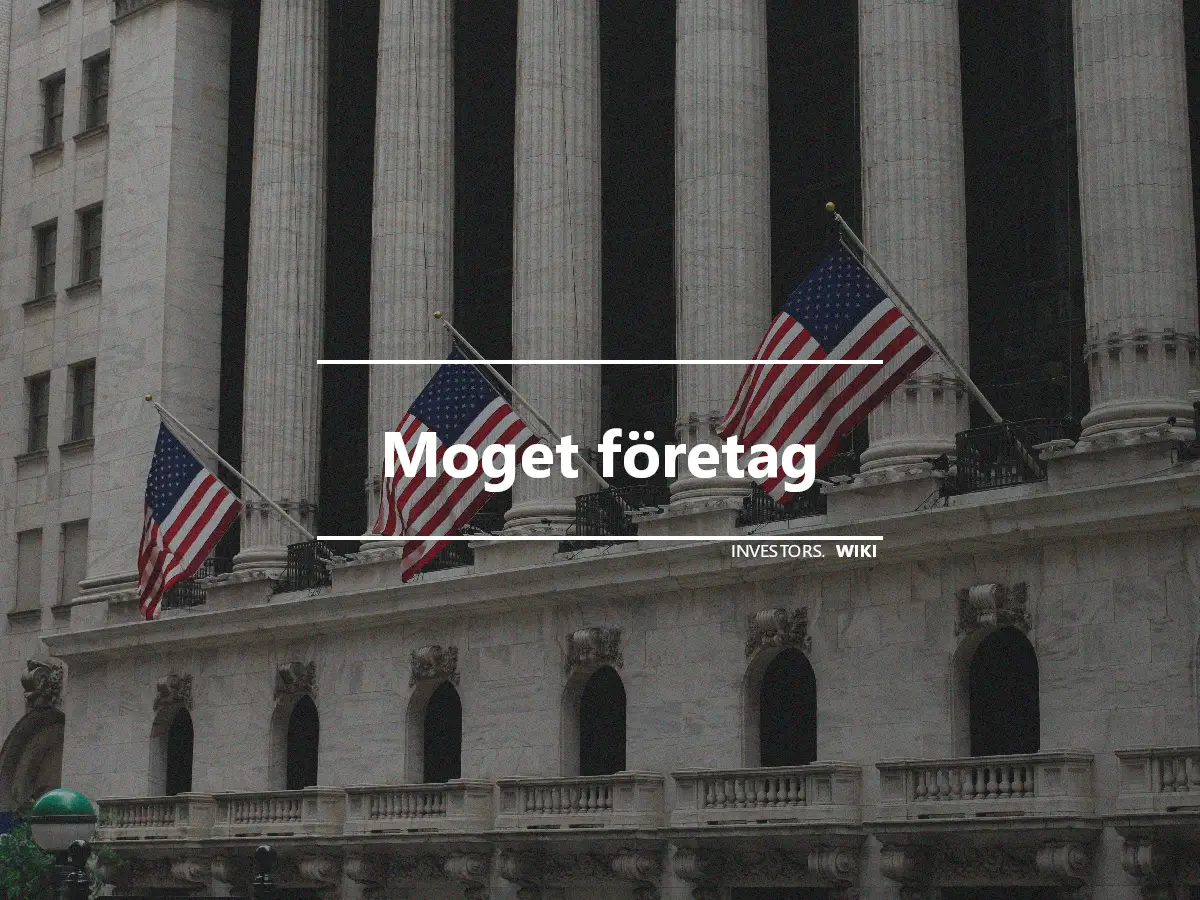 Moget företag