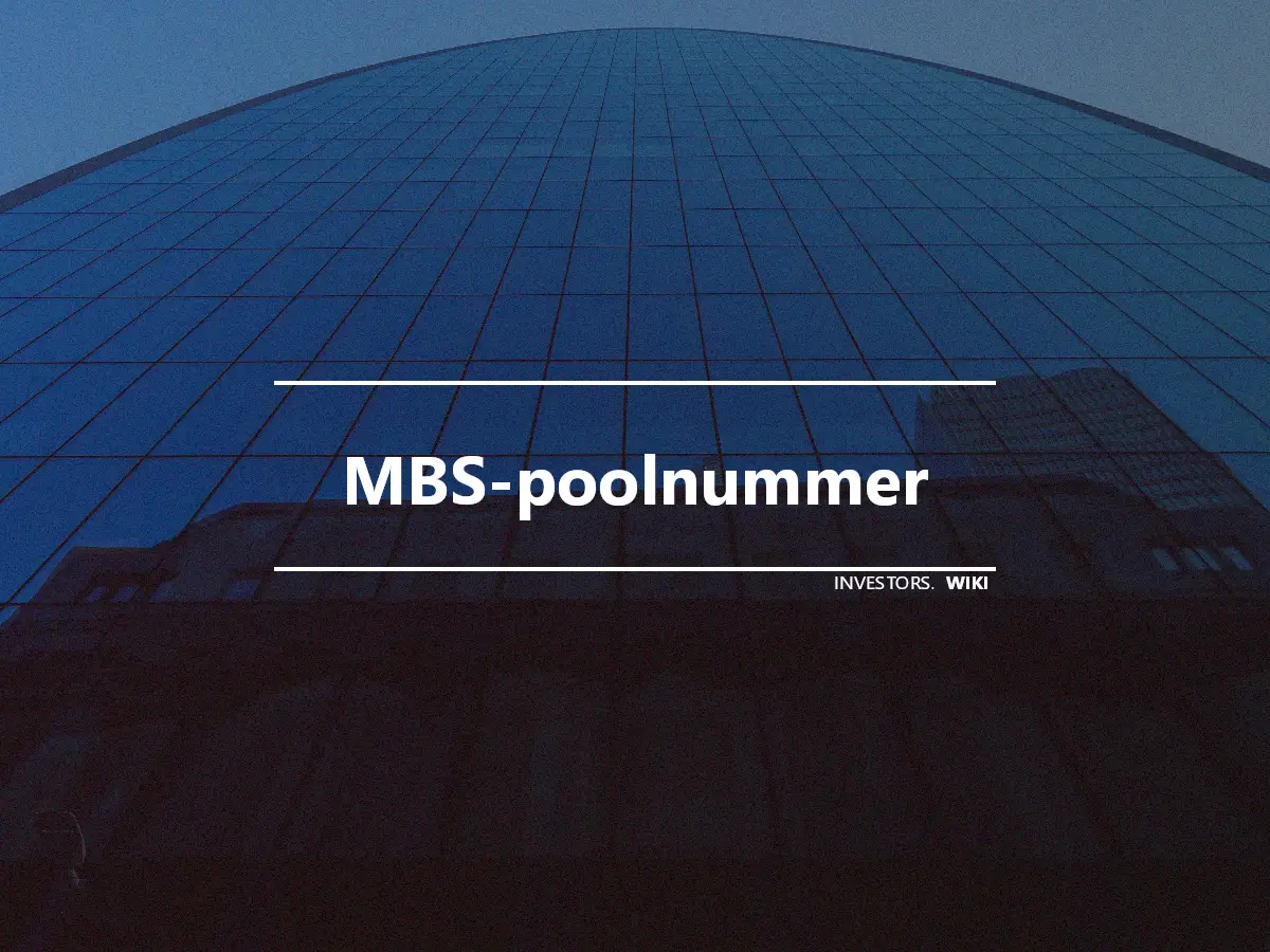MBS-poolnummer